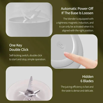 FreshMix 500ml Wireless Juice Bottle