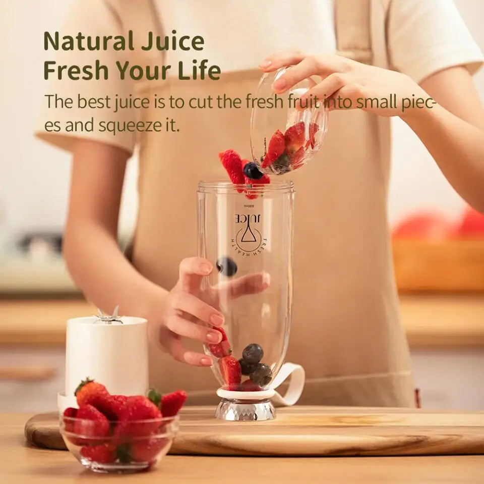 FreshMix 500ml Wireless Juice Bottle